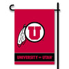 University of Utah Utes Premium Double Sided Garden Flag, 13x18 Inch, Display Pole Sold Separately, Officially Licensed