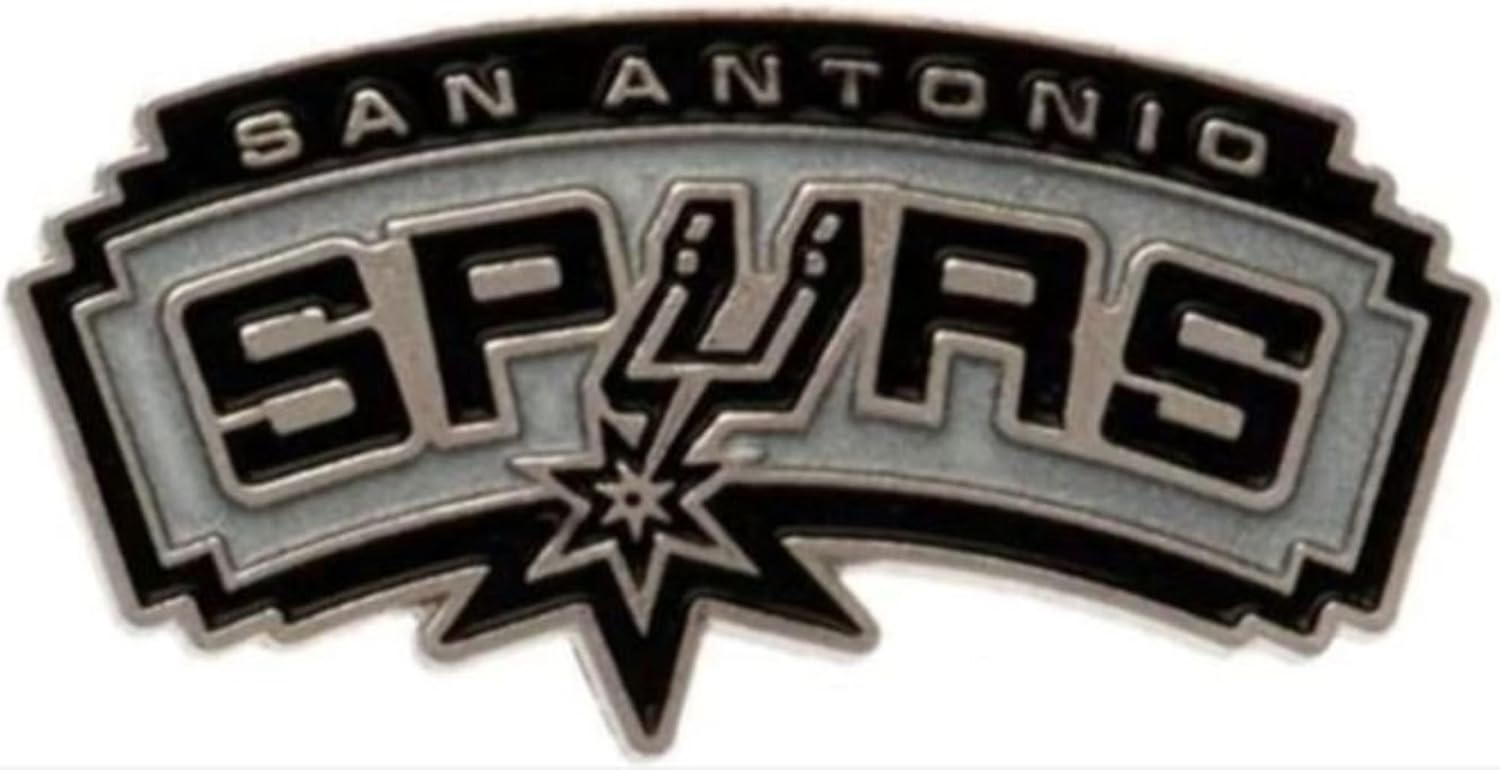 San Antonio Spurs Metal Pin, Officially Licensed, Sports Team Logo, Pin Back, 1.5 Inch