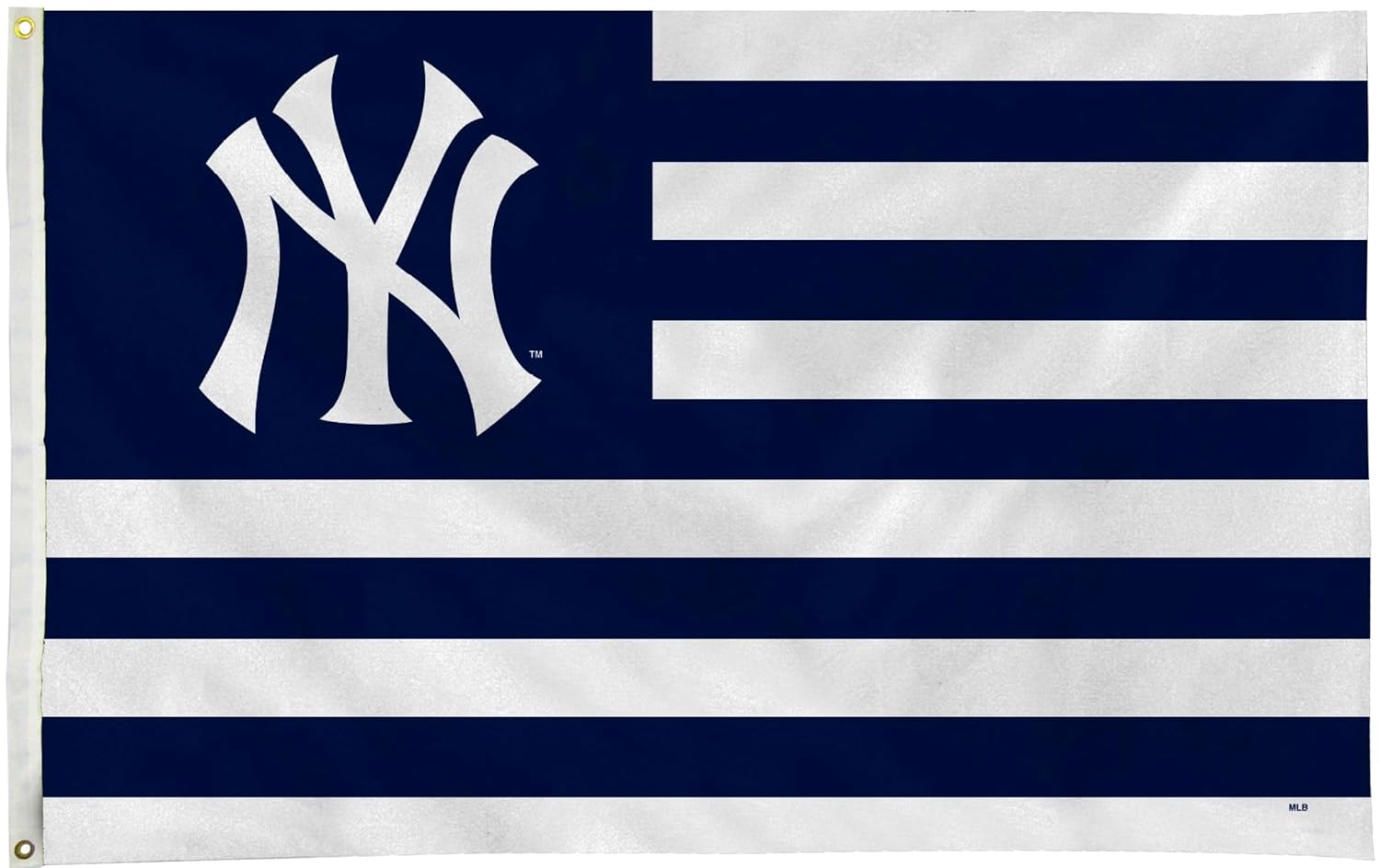 New York Yankees Premium 3x5 Feet Flag Banner, Country Design, Metal Grommets, Outdoor Indoor, Single Sided, Officially Licensed
