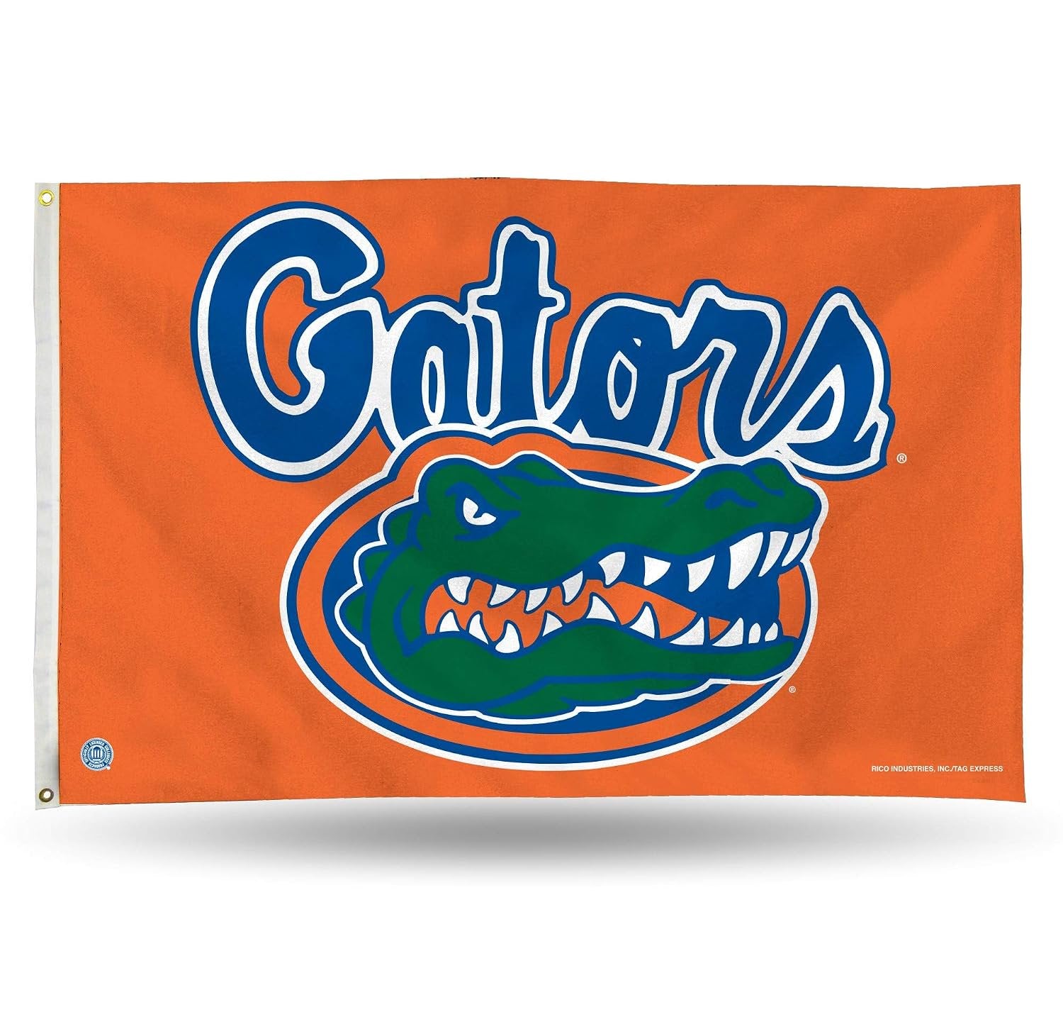University of Florida Gators Premium 3x5 Feet Flag Banner, Logo Design, Metal Grommets, Outdoor Indoor, Single Sided, Officially Licensed