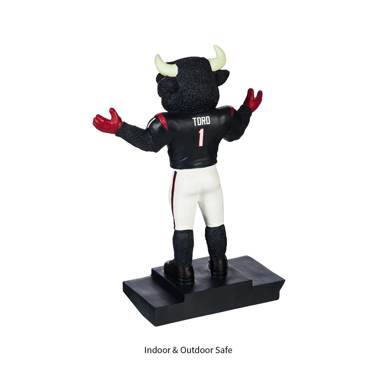 Houston Texans Team Mascot Garden Statue, Hand Painted Resin, 12 Inch, Indoor Outdoor Decorative Sports Mascot, Officially Licensed