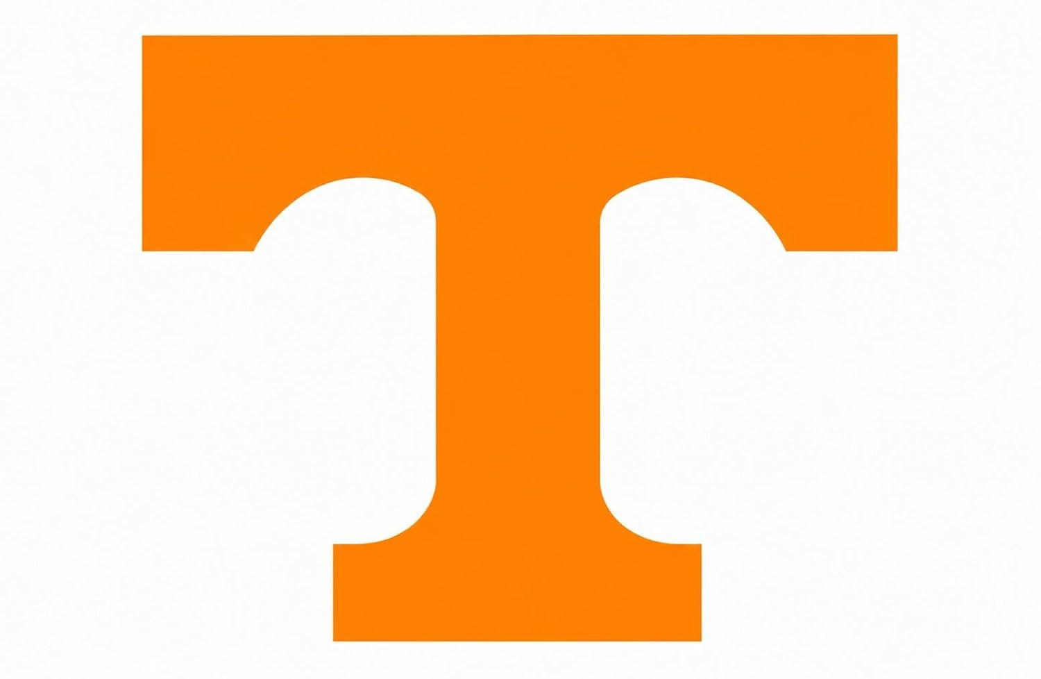 University of Tennessee Volunteers Jumbo Static Cling Decal Sticker, 12x10.5 Inch, Home or Auto Use, Reusuable Peel and Stick Application to any Flat Clean Surface, Officially Licensed