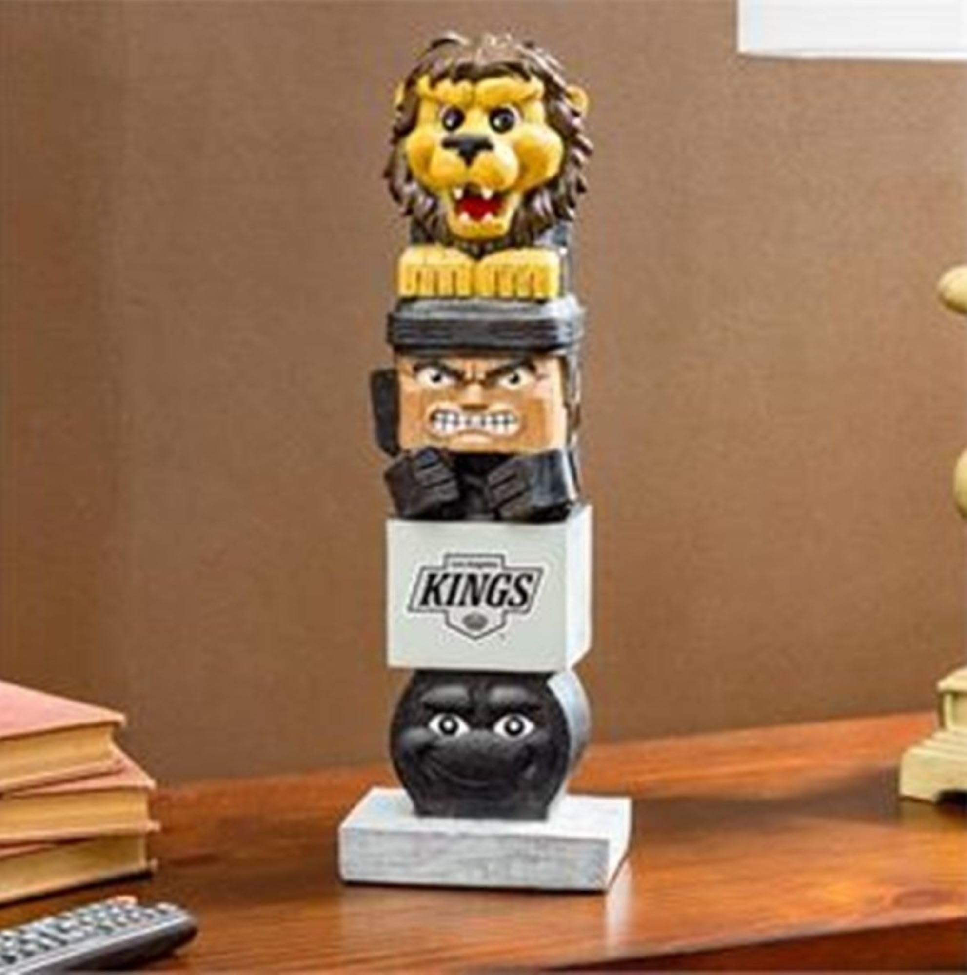 Los Angeles Dodgers Team Garden Statue Tiki Tiki Totem, Hand Crafted Resin, 16 Inch Tall, Indoor Outdoor Decorative Mascot Figure, Officially Licensed