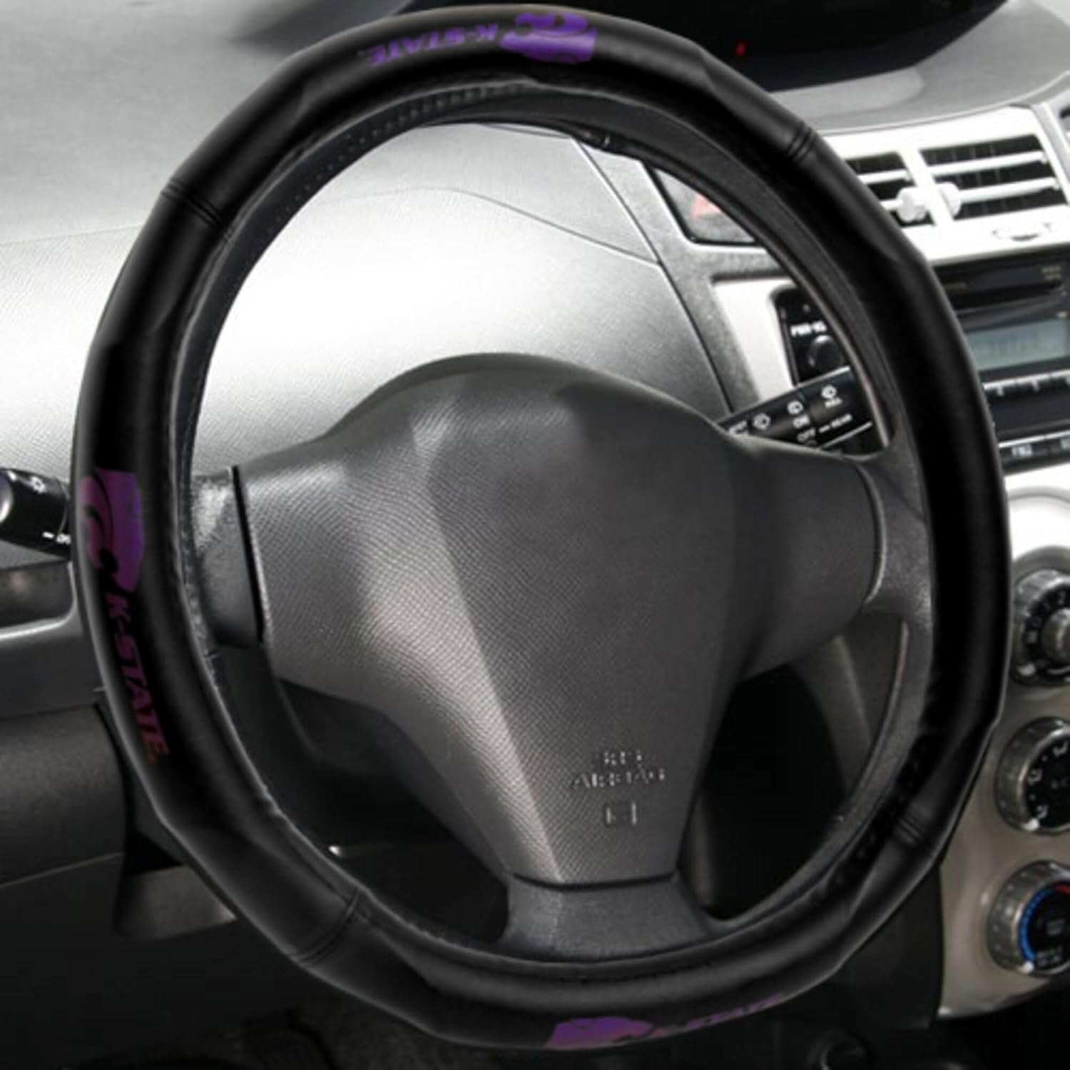 Cleveland Indians Guardians Steering Wheel Cover, Rubber Grip, Fits 14.5-15.5 Inch Wheels, Officially Licensed MLB
