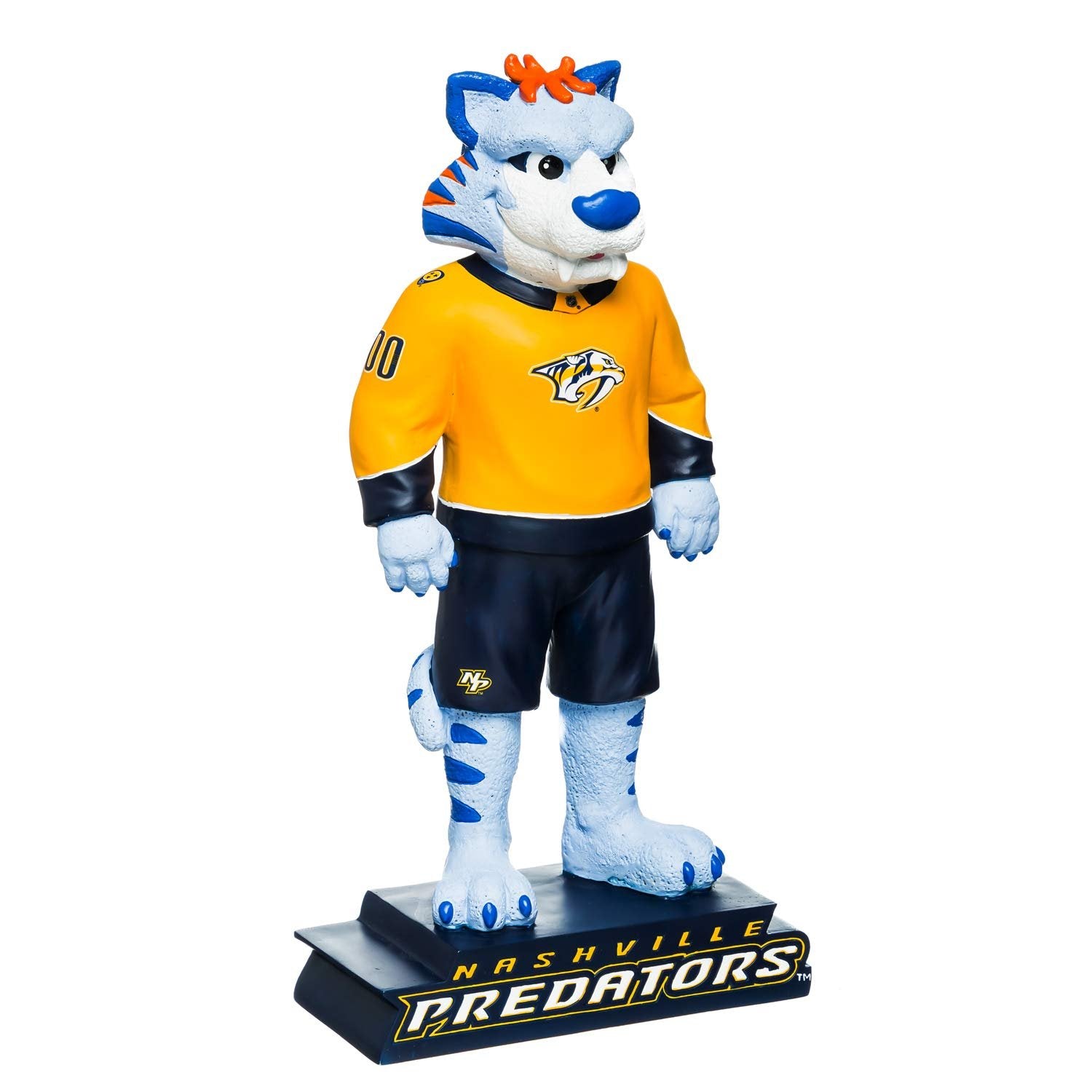 Team Sports America NHL Nashville Predators Fun Colorful Mascot Statue 12 Inches Tall