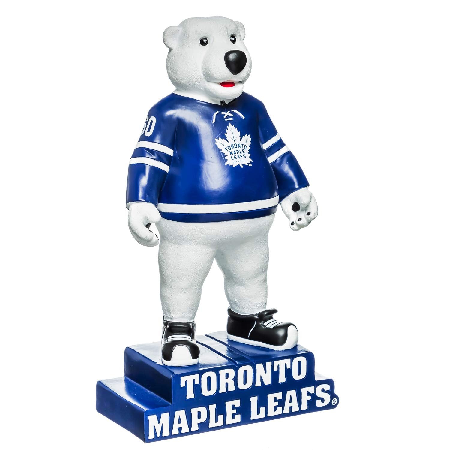 Toronto Maple Leafs Team Mascot Garden Statue, Hand Painted Resin, 12 Inch, Indoor Outdoor Decorative Sports Mascot, Officially Licensed