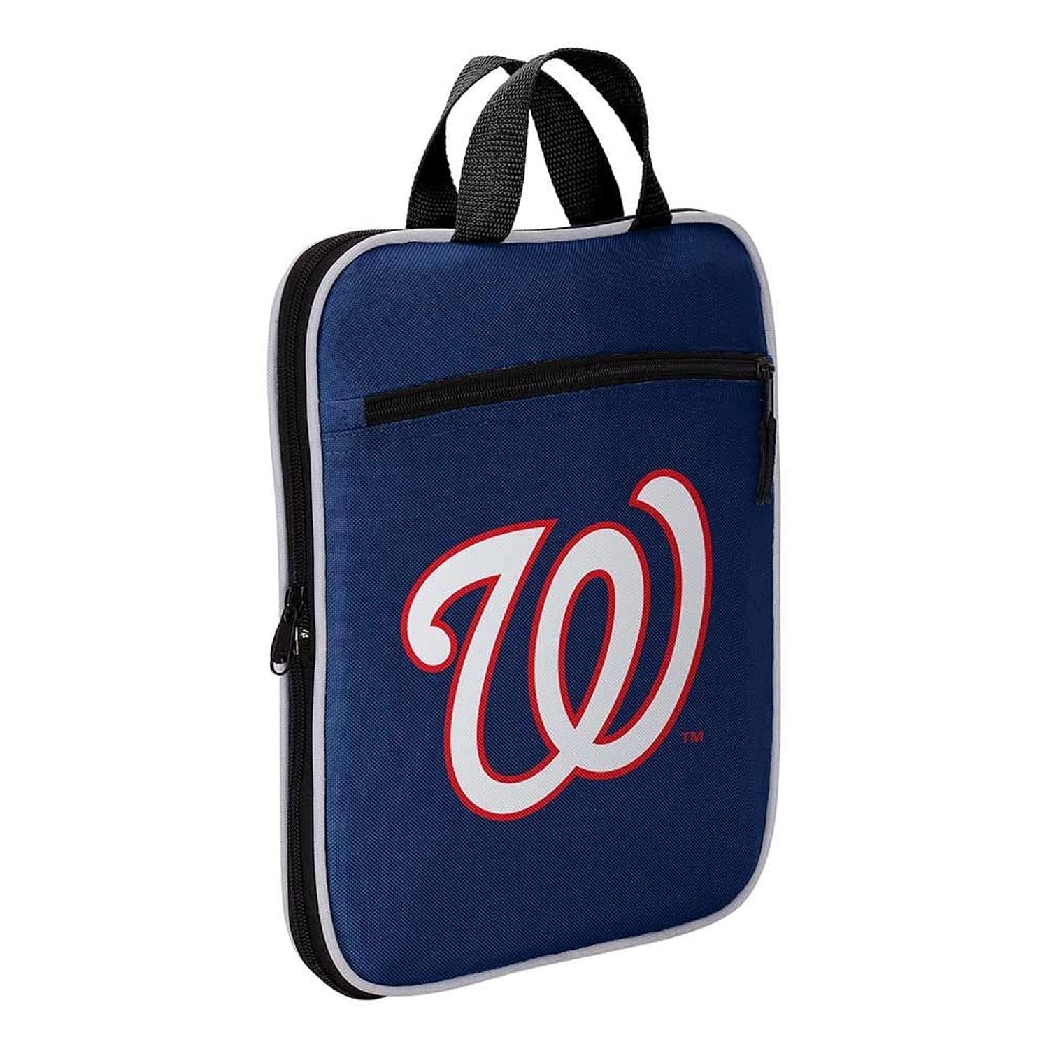 Washington Nationals Duffel Bag, Polyester, 28x12x11 Inch, Steal Style, Team Color, Officially Licensed MLB Fan Gear