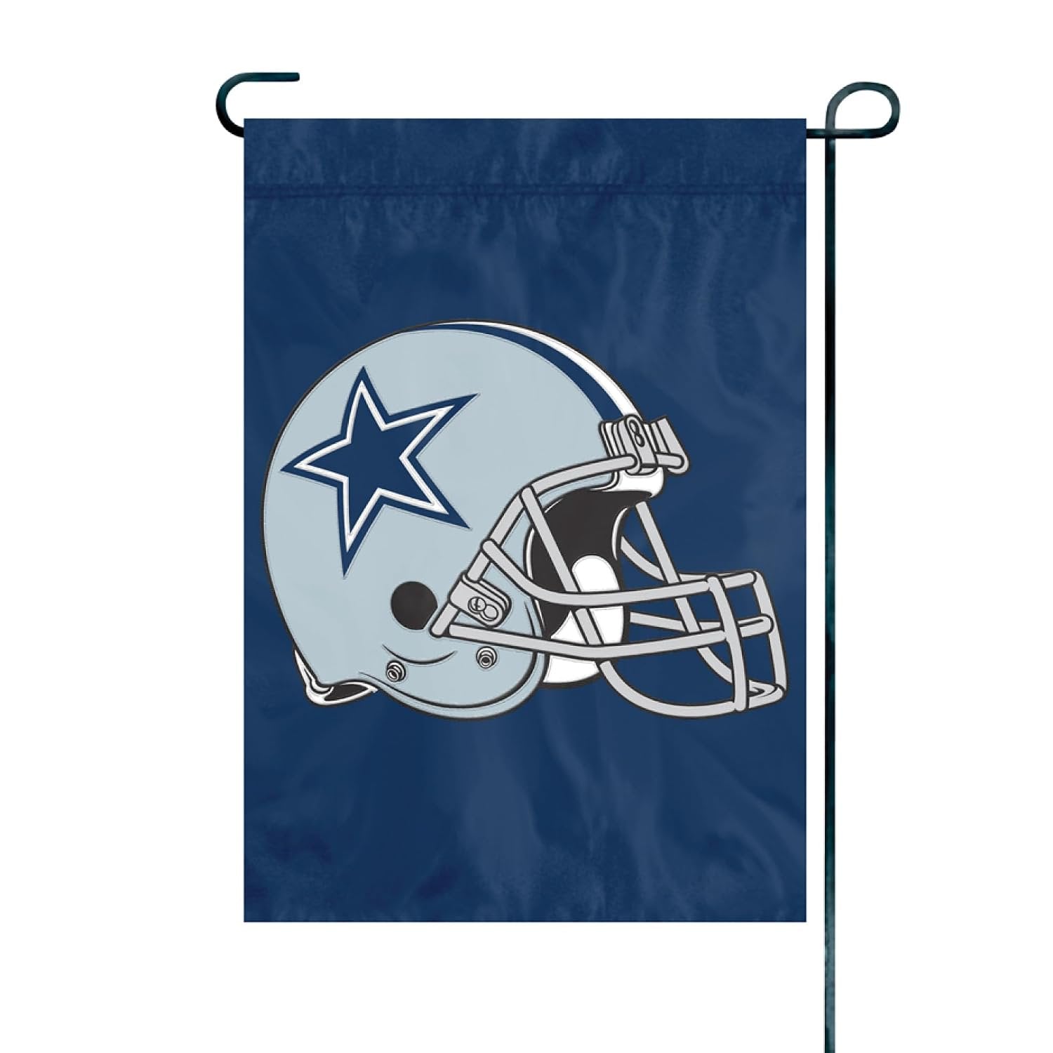 Dallas Cowboys Premium Garden Flag Banner, Embroidered Helmet Logo Design, 13x18 Inch, Officially Licensed
