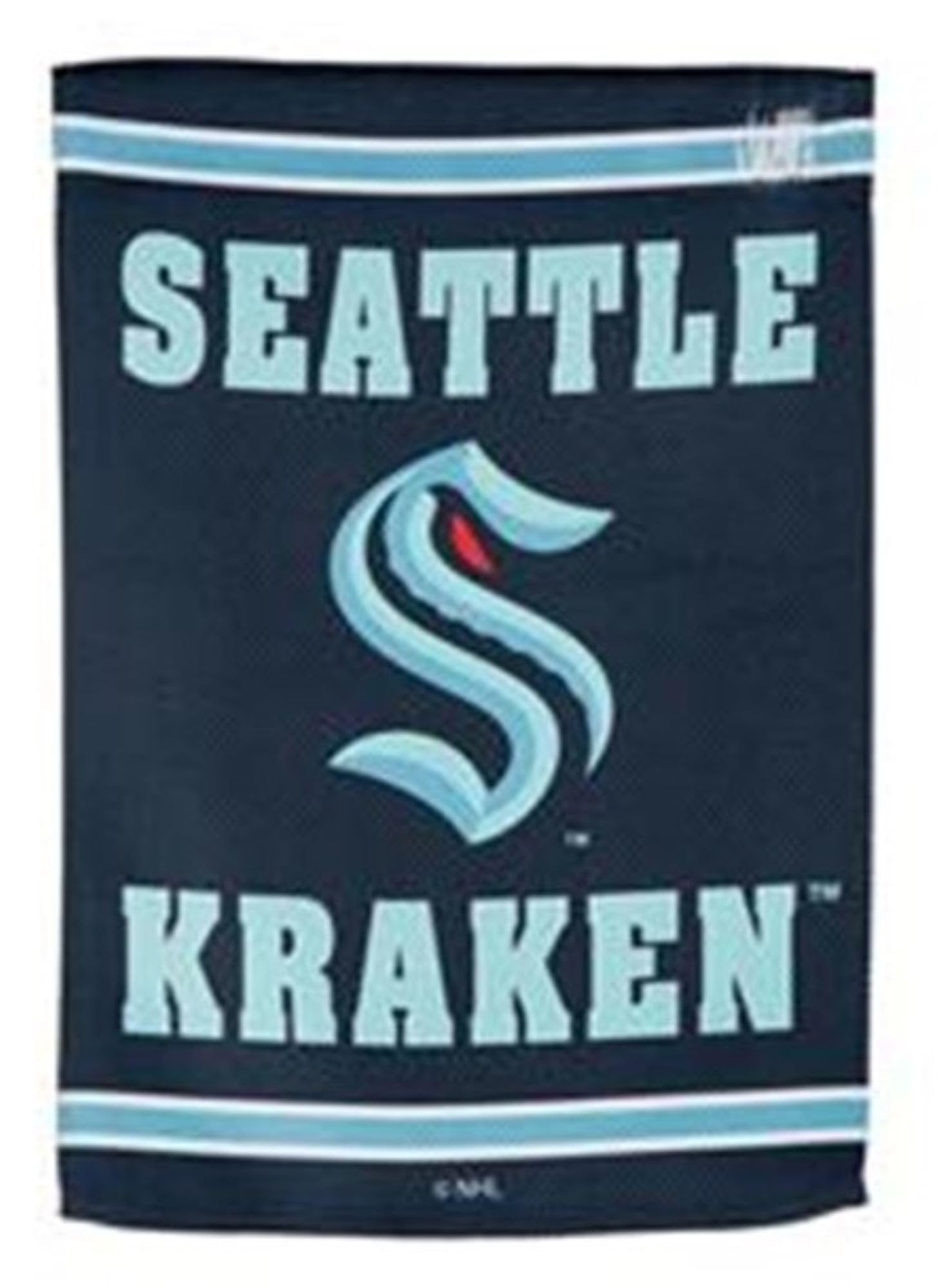 Seattle Kraken Premium Double Sided Suede Garden Flag Banner, Embossed Design, 13x18 Inch, Outdoor, Display Pole Sold Separately