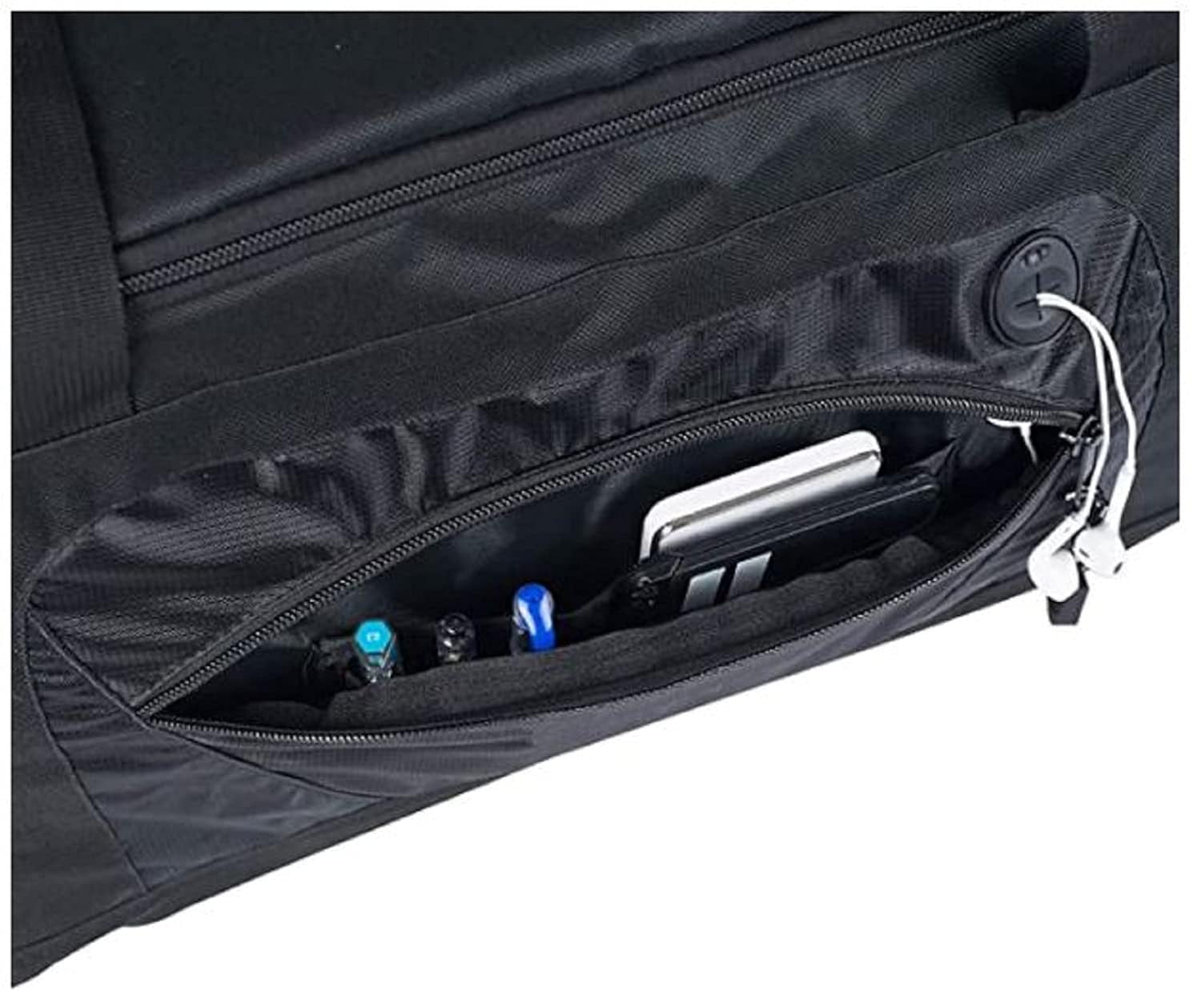 Indianapolis Colts NFL Duffel Bag, Black, 20x12x11 Inch, Heavy Duty, Embroidered Logo, Officially Licensed