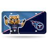 Tennessee Titans Premium Metal Tag License Plate, Mascot Design, 12x6 inch, Pre-Drilled Holes, Officially Licensed