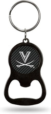 University of Virginia Cavaliers Premium Solid Metal Keychain Bottle Opener, Carbon Fiber Design