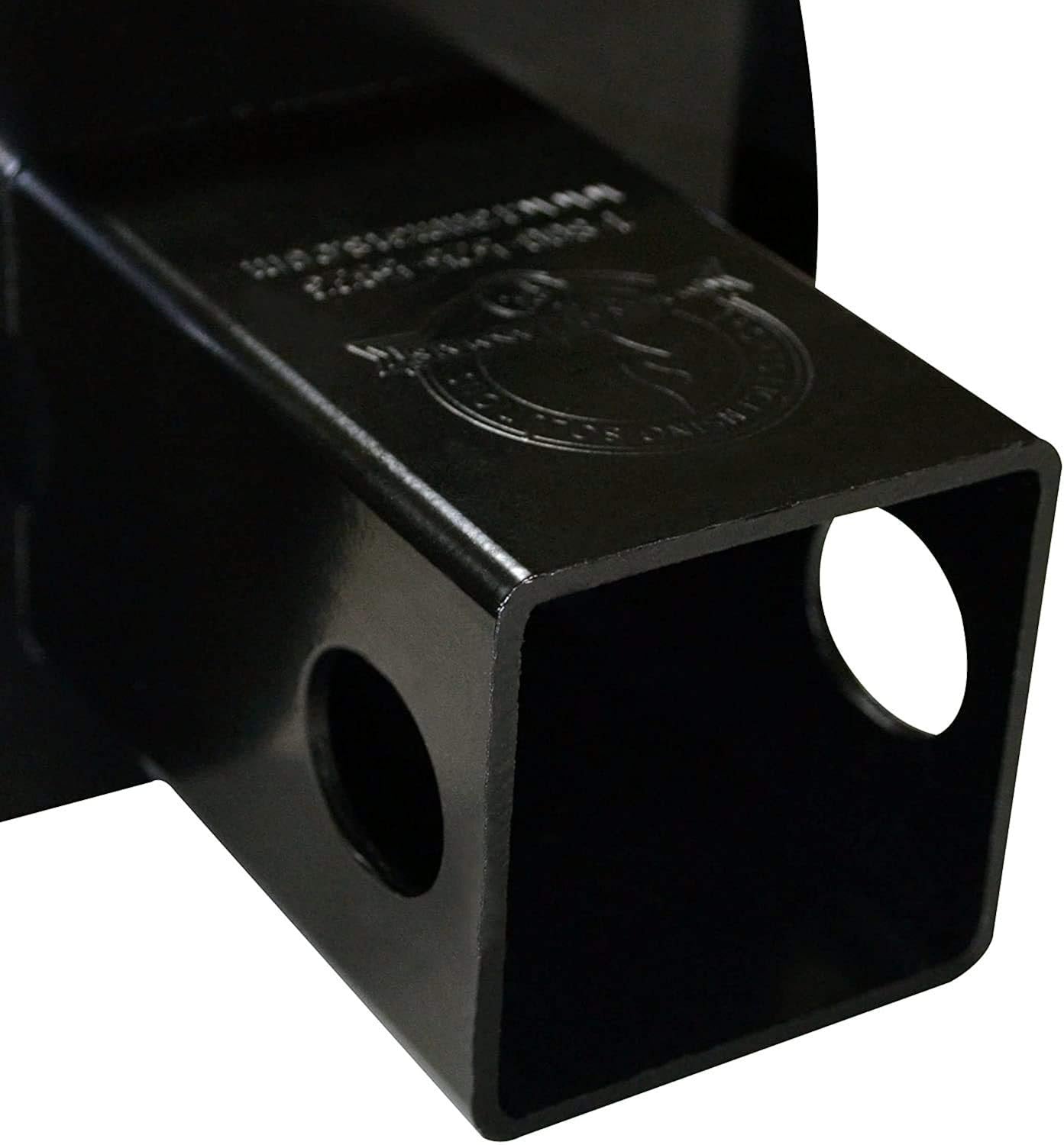 Cleveland Guardians Hitch Cover, Black Solid Metal, Raised Color Emblem, 2" Square, Officially Licensed