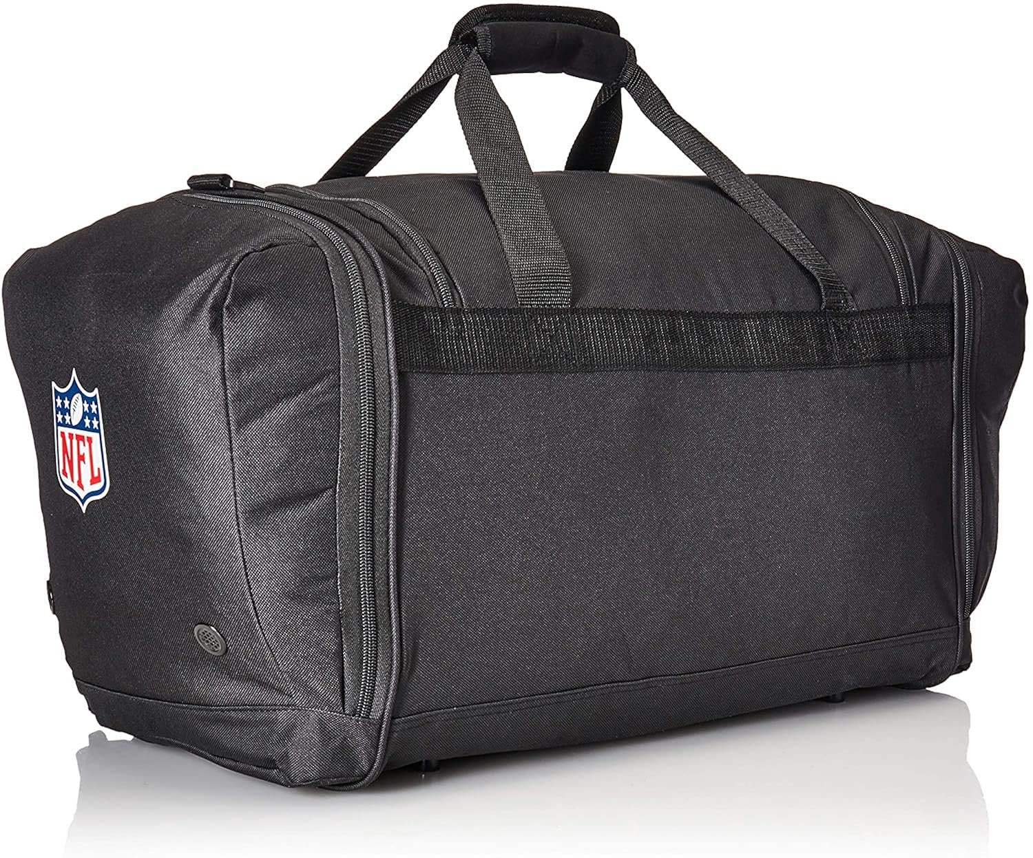 Indianapolis Colts NFL Duffel Bag, Black, 20x12x11 Inch, Heavy Duty, Embroidered Logo, Officially Licensed