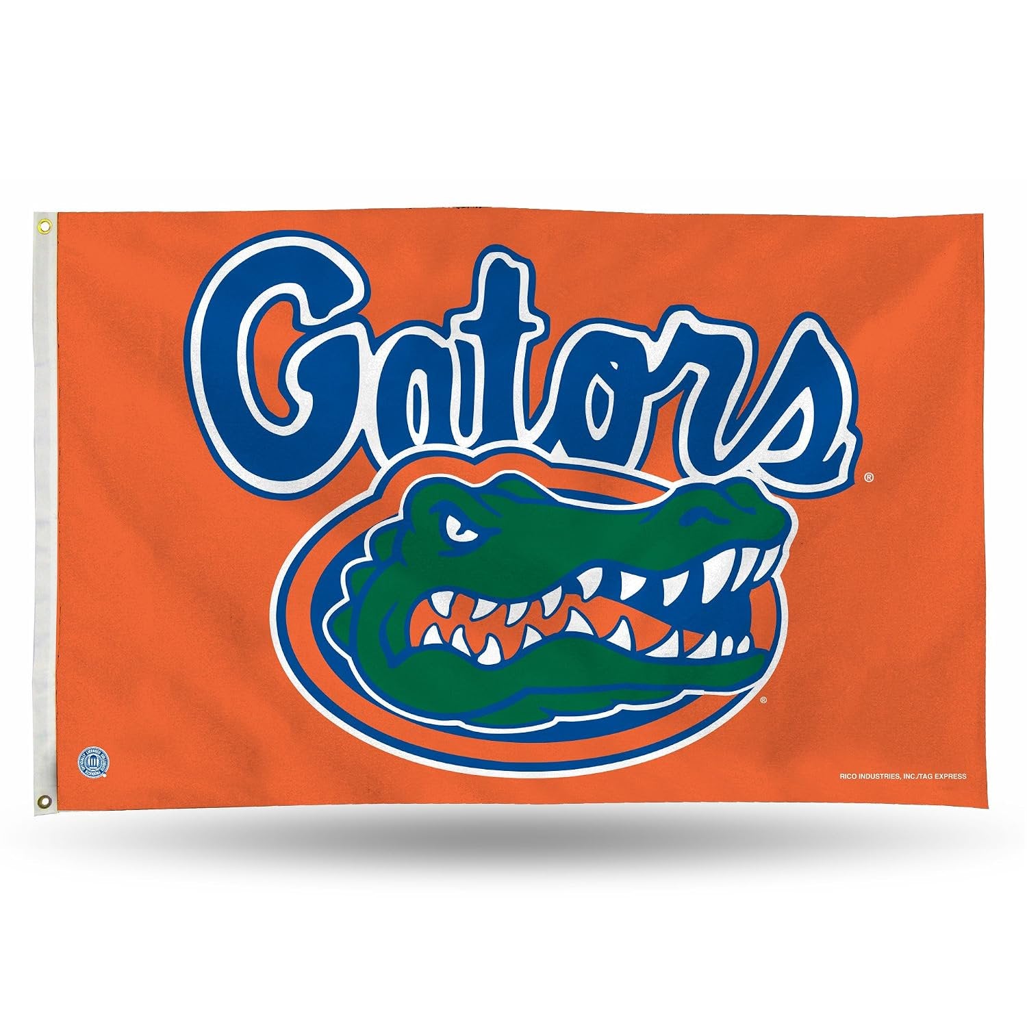 University of Florida Gators Premium 3x5 Feet Flag Banner, Logo Design, Metal Grommets, Outdoor Indoor, Single Sided, Officially Licensed