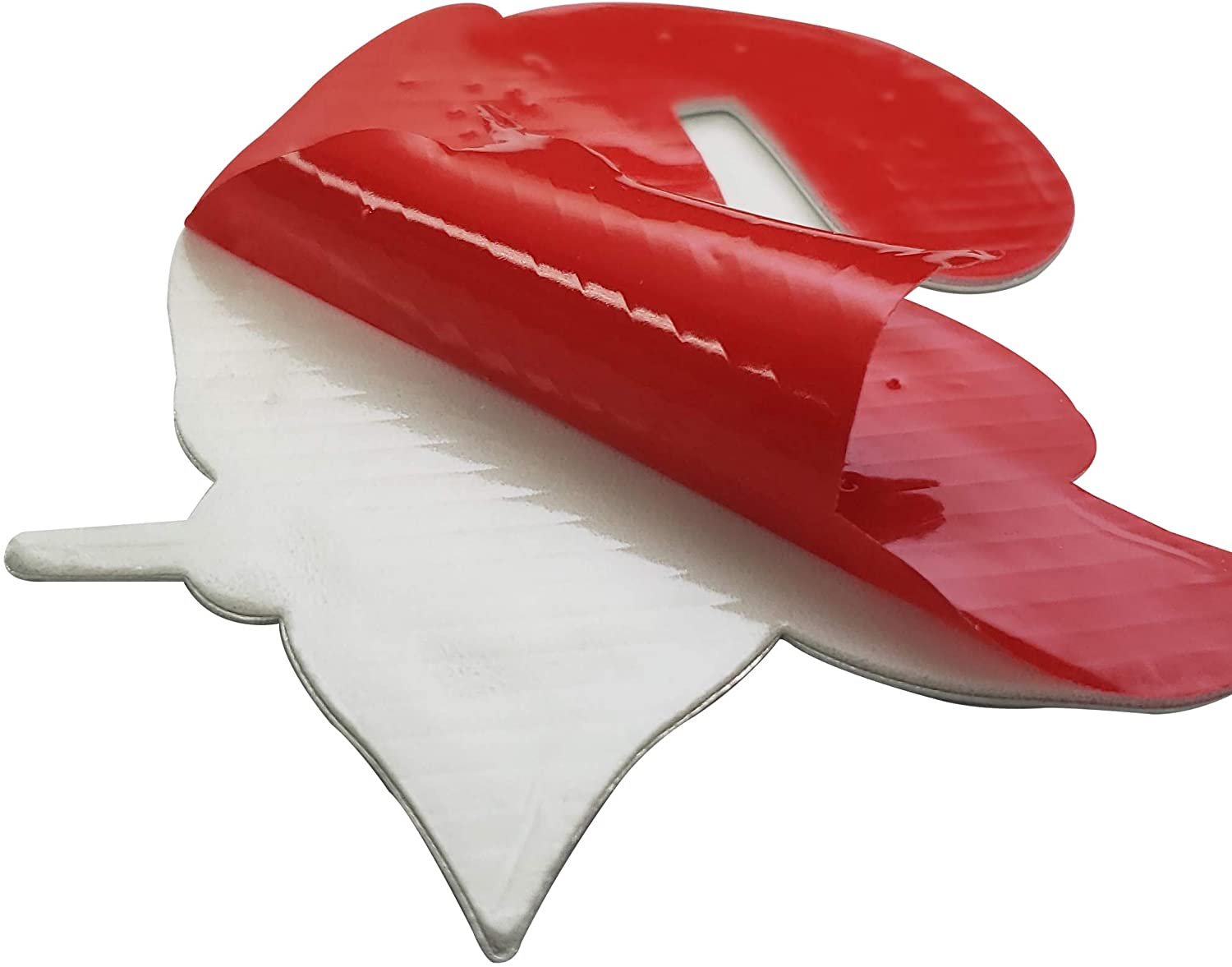 Ottawa Senators Mask Auto Emblem, Aluminum Metal, Embossed Team Color, Raised Decal Sticker, Full Adhesive Backing