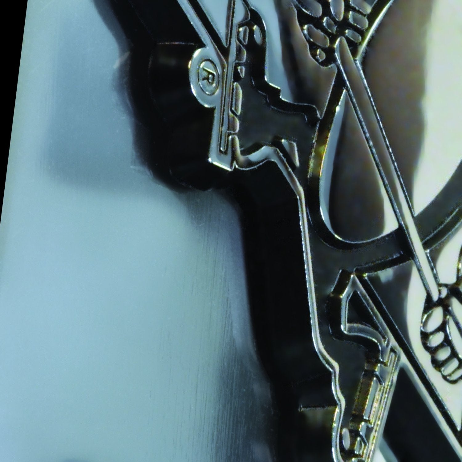 Los Angeles Rams Premium Hitch Cover Solid Chrome Metal with Raised Chrome Metal Emblem, 2 Inch Square, Type III