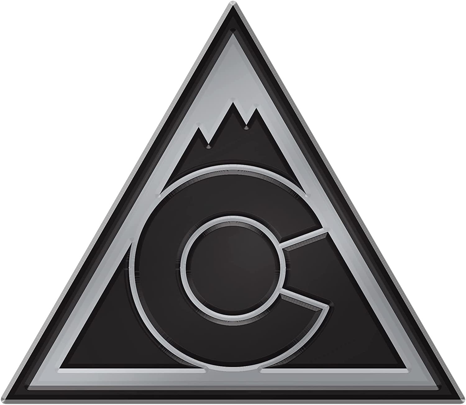 Colorado Avalanche Chrome Auto Emblem Decal Solid Metal Raised Hockey