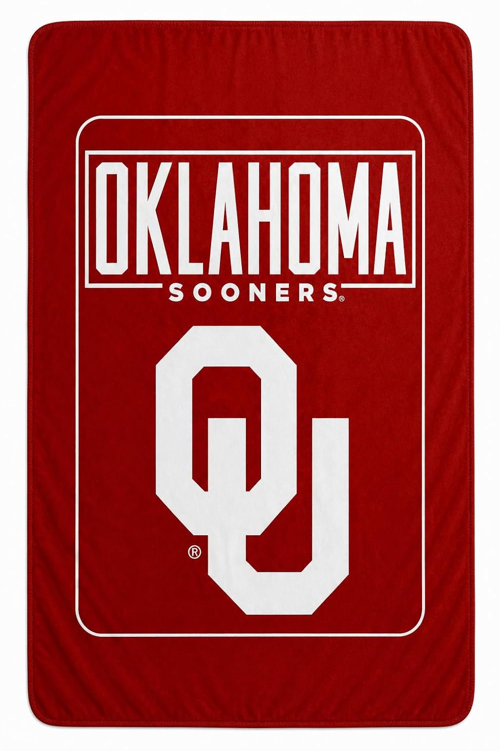 University of Oklahoma Sooners Fleece Throw Blanket, 40x60 Inch, Lightweight, Collegiate, Officially Licensed