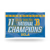 University of California-Los Angeles Ucla Bruins Premium 3x5 Feet Flag Banner, 11-Time Champions Design, Metal Grommets, Outdoor Indoor, Officially Licensed