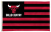 Chicago Bulls Flag Banner 3x5 Country Design Premium with Metal Grommets Outdoor House Basketball