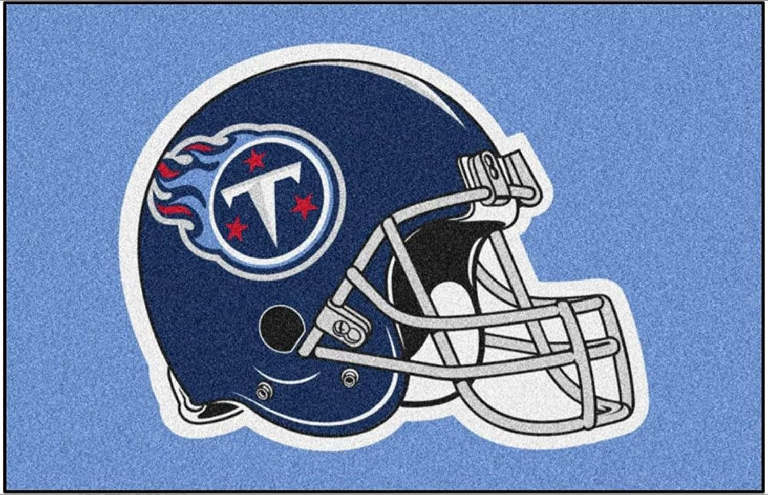 Tennessee Titans Floor Mat Area Rug, 20x30 Inch, Nylon, Anti-Skid Backing, Officially Licensed