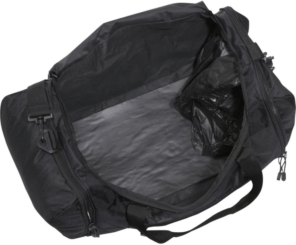 Texas A&M University Aggies Premium Duffel Bag, 20x12x11 Inch, Team Color, Heavy Duty, Black Roadblock Design, Embroidered Logo, Officially Licensed