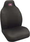 Montreal Canadiens Premium Embroidered Black Auto Bucket Seat Cover, 48x20 Inch, Elastic