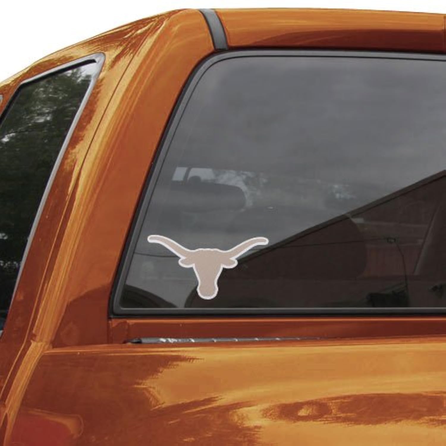 University of Texas Longhorns 8 Inch Perforated Window Film Decal Sticker, One-Way Vision, Peel and Stick Application, Officially Licensed