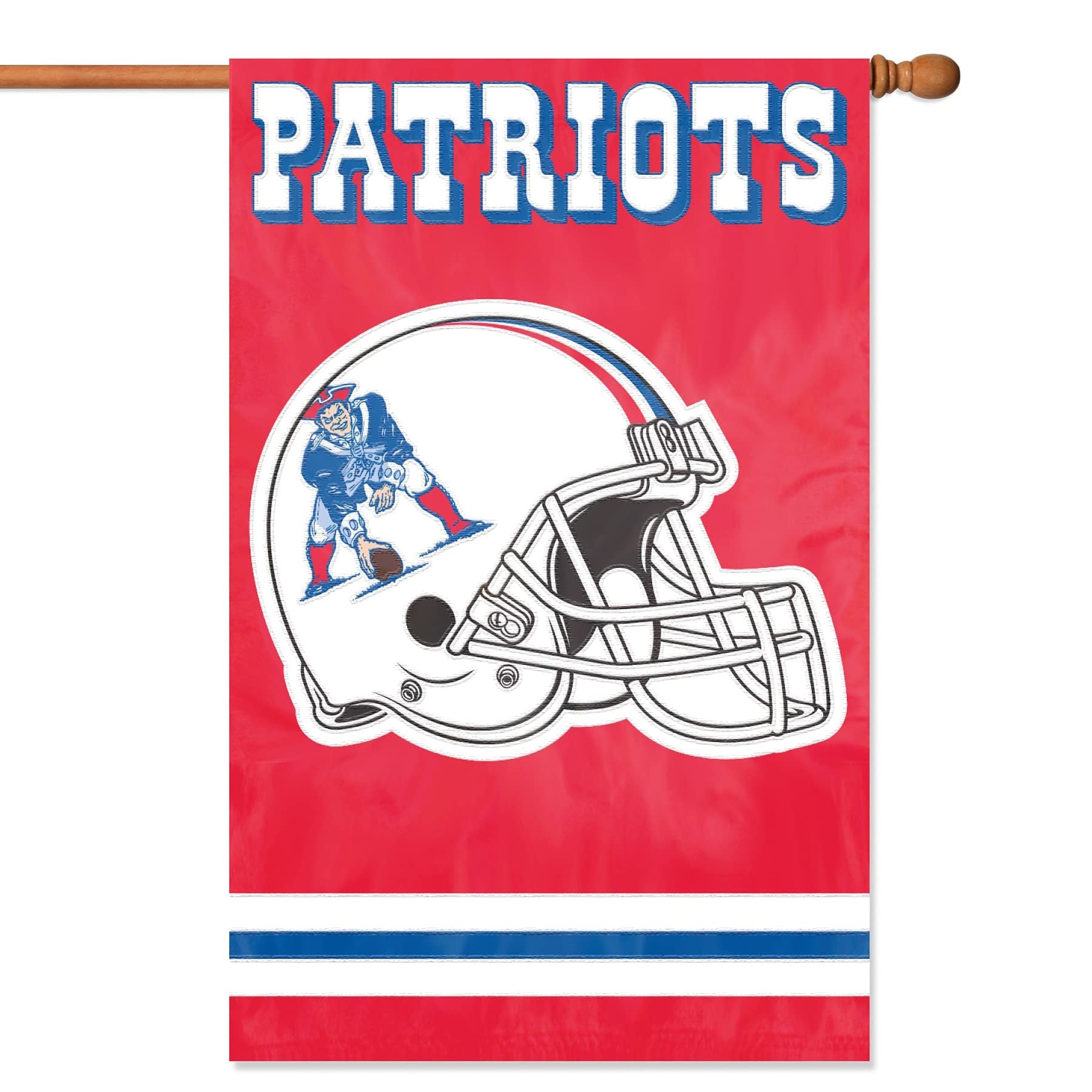 Party Animal New England Patriots "Pat the Patriot" Banner NFL Flag