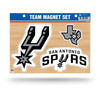 San Antonio Spurs Multi Magnet Set, 8.5x11 Inch Sheet, Die Cut, Auto Home