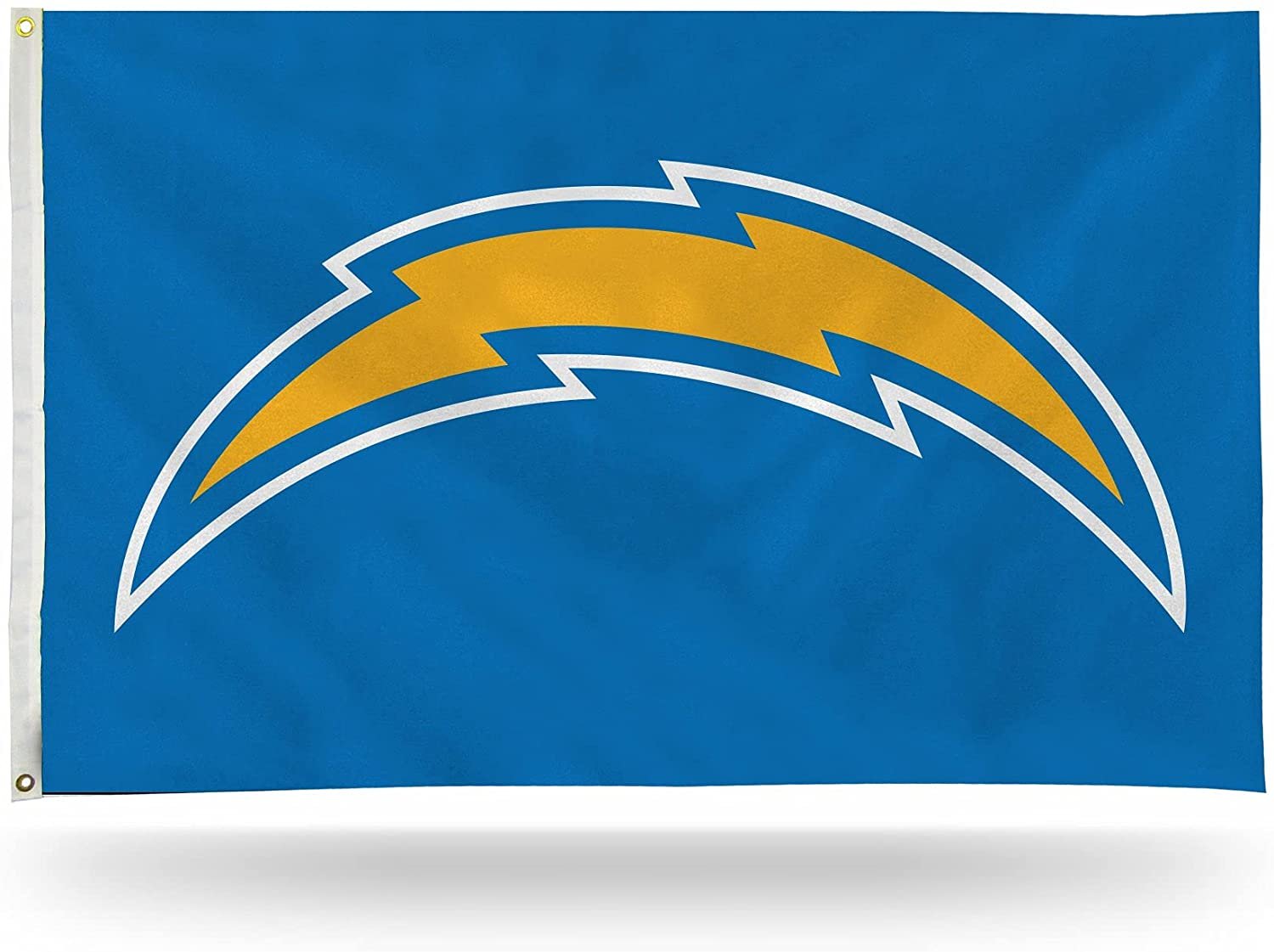Los Angeles Chargers Flag Banner, 3x5 Foot, Single Sided, Metal Grommets, Outdoor or Indoor Use