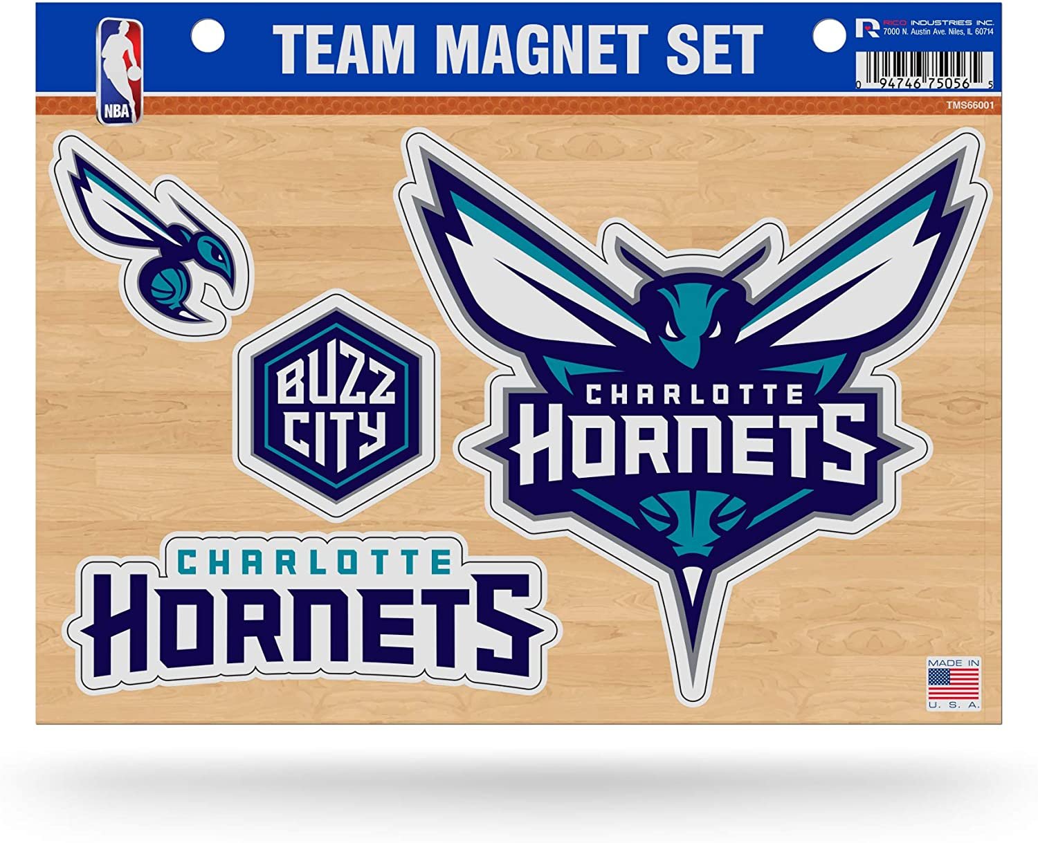 Charlotte Hornets Team Magnet Set