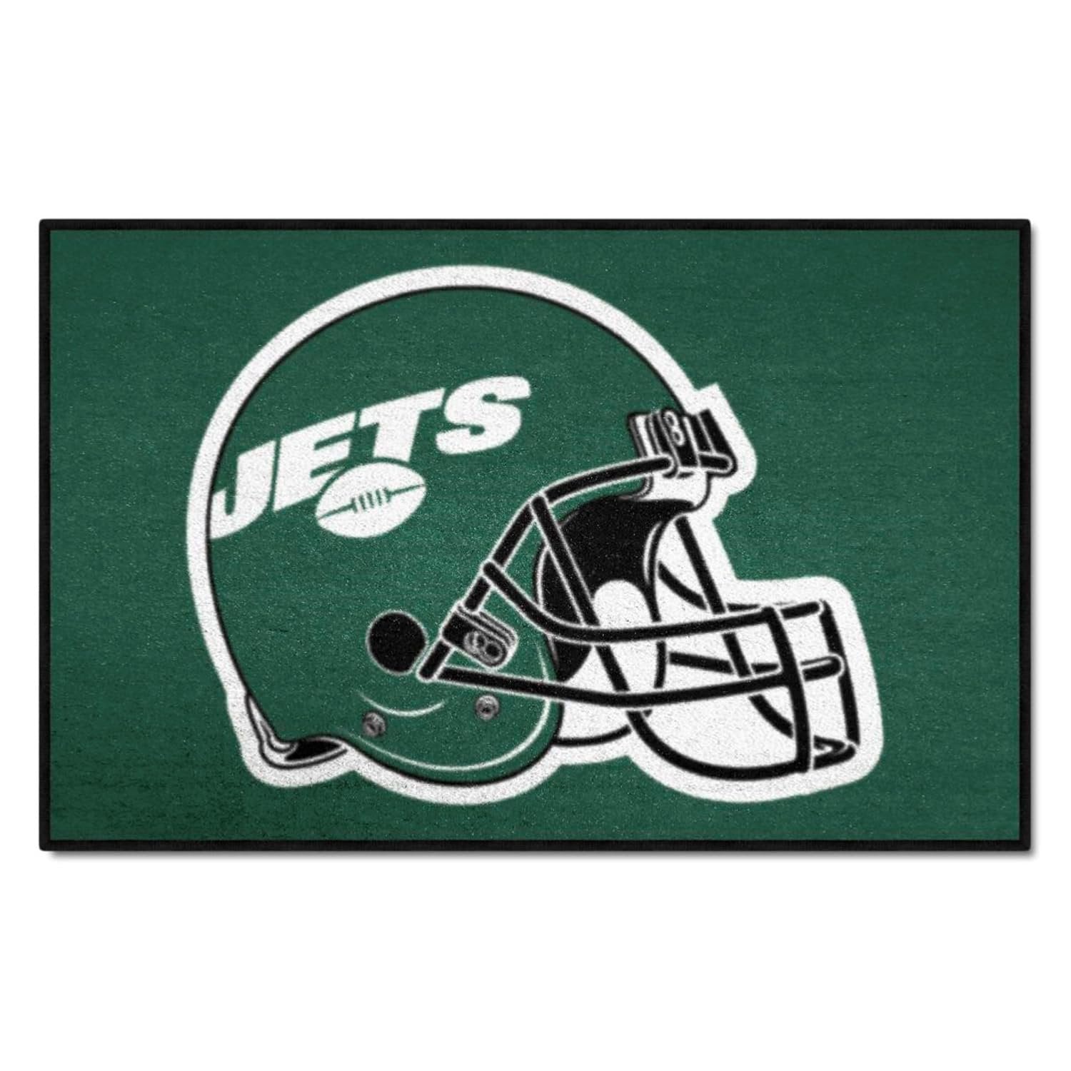 New York Jets Floor Mat Area Rug, 20x30 Inch, Nylon, Anti-Skid Backing, Officially Licensed