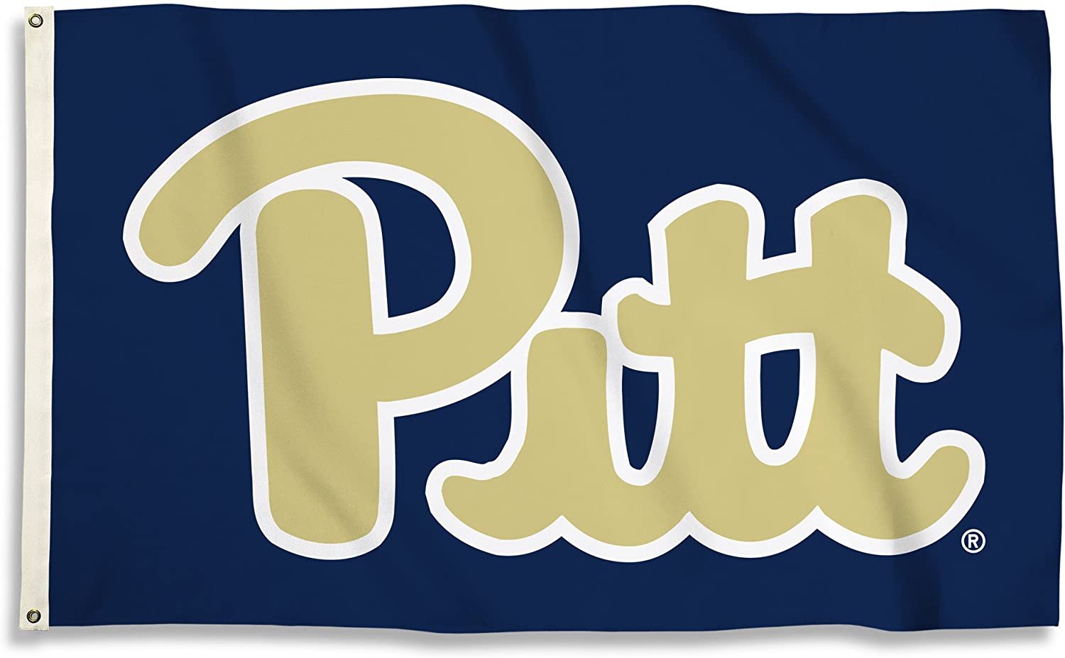 University of Pittsburgh Panthers Pitt Premium Flag Banner, 3x5 Feet with Metal Grommets, Outdoor or Indoor Use, Single Sided