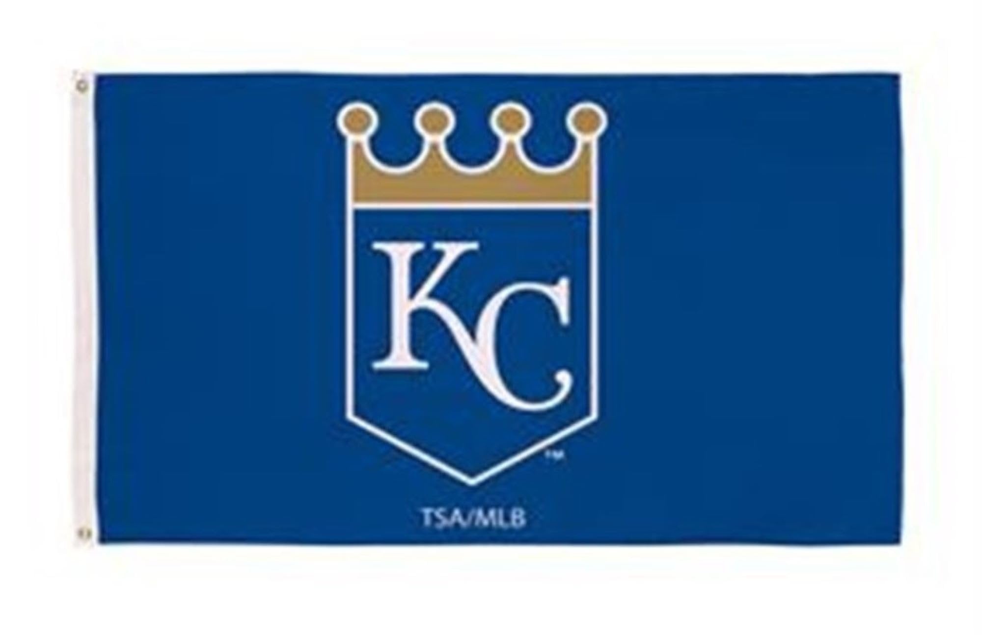 Kansas City Royals Premium 3x5 Foot Flag Banner, Metal Grommets, Indoor Outdoor, Single Sided, Officially Licensed