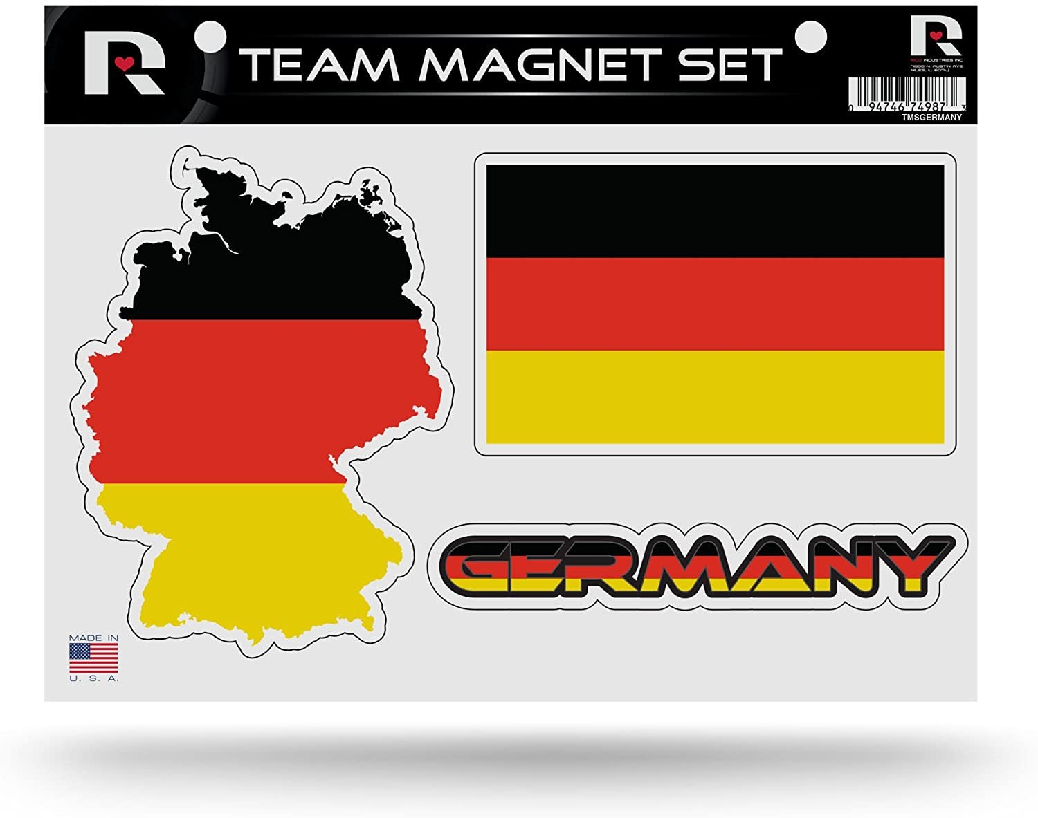 Germany National Soccer Die Cut Team Magnet Set