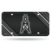Tennessee Titans Premium Metal Auto Tag License Plate, Houston Oilers Retro Logo, Carbon Fiber Design Background, 6x12 Inch, Pre-Drilled Holes, Officially Licensed