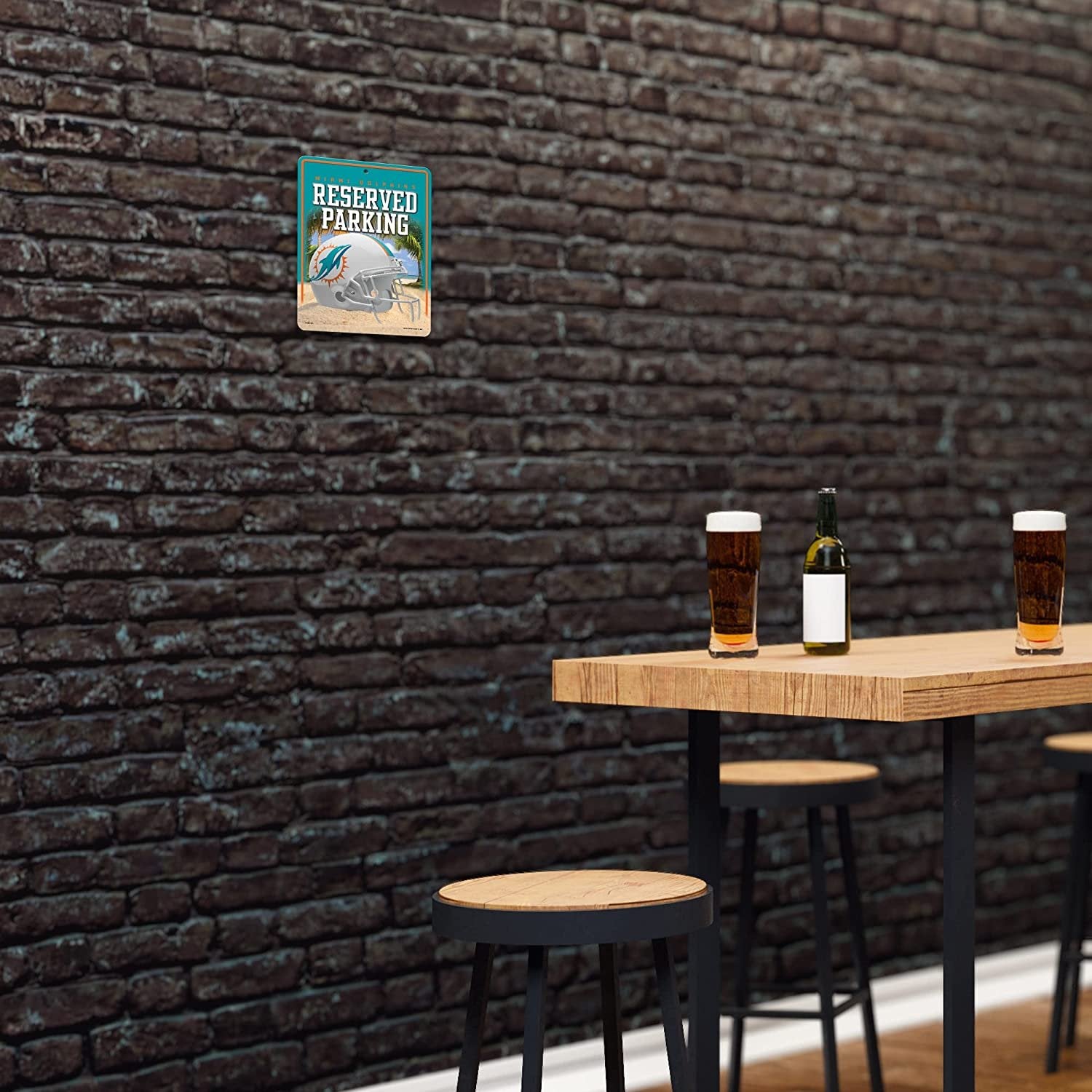 Rico Industries NFL Football Philadelphia Eagles Carbon Fiber 8.5" x 11" Carbon Fiber Metal Parking Sign - Great for Man Cave, Bed Room, Office, Home Décor