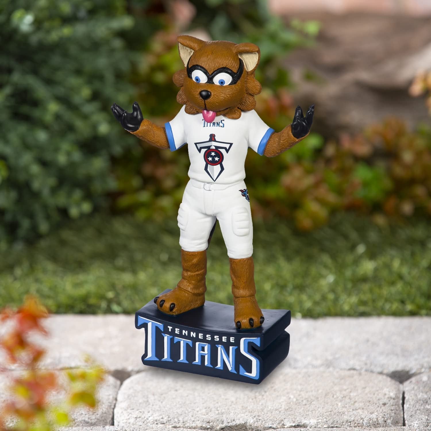 Tennessee Titans Team Mascot Garden Statue, Hand Painted Resin, 12 Inch, Indoor Outdoor Decorative Sports Mascot, Officially Licensed