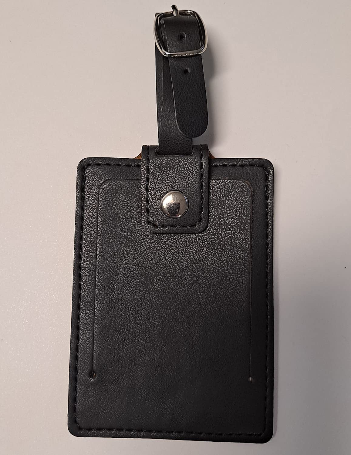 Detroit Lions Luggage Bag Tag Laser Engraved Ultra Suede Includes ID Card