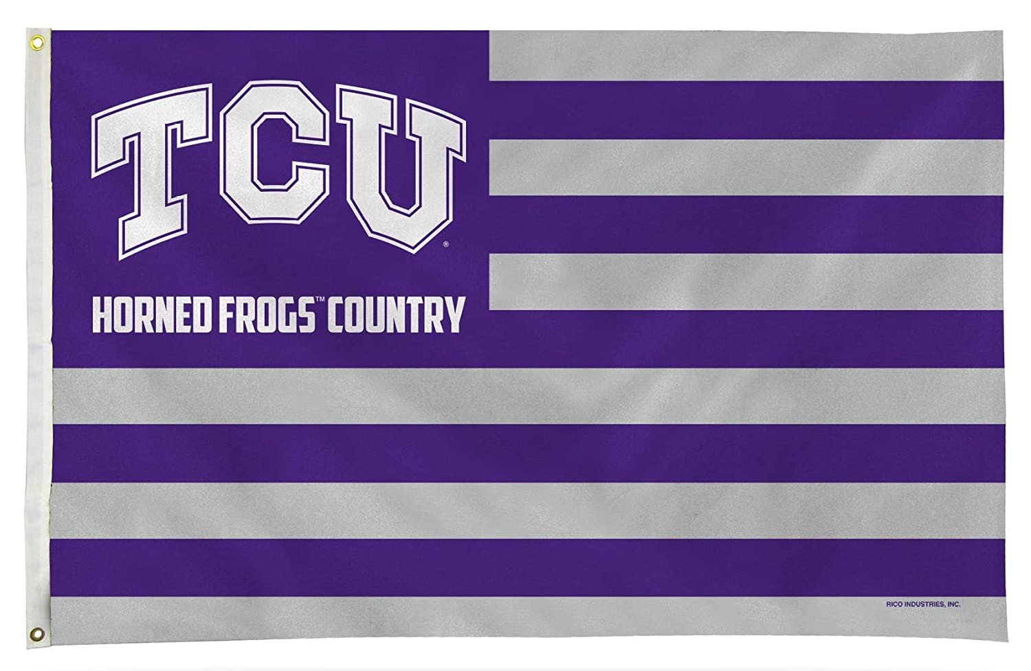 Texas Christian TCU Flag Banner 3x5 Country Design Premium with Metal Grommets Outdoor House University of
