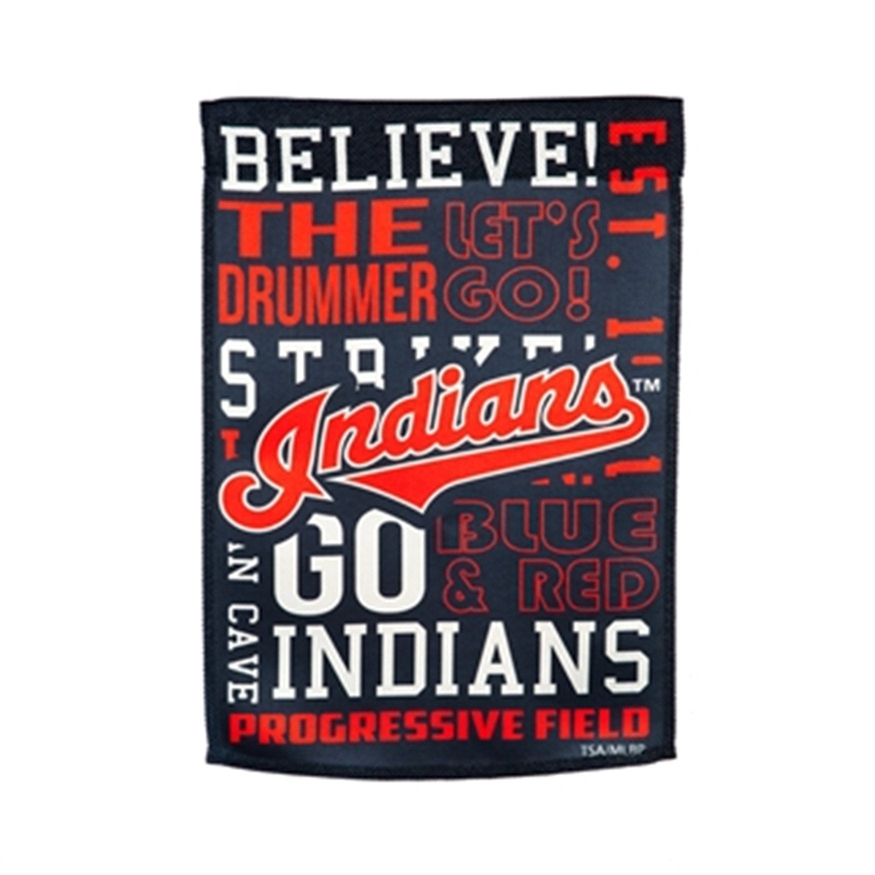 Cleveland Indians Guardians Premium Double Sided Garden Flag Banner, Linen, 13x18 Inch, Outdoor, Display Pole Sold Separately