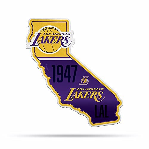 Los Angeles Lakers 18 Inch Pennant, State Design, Soft Felt