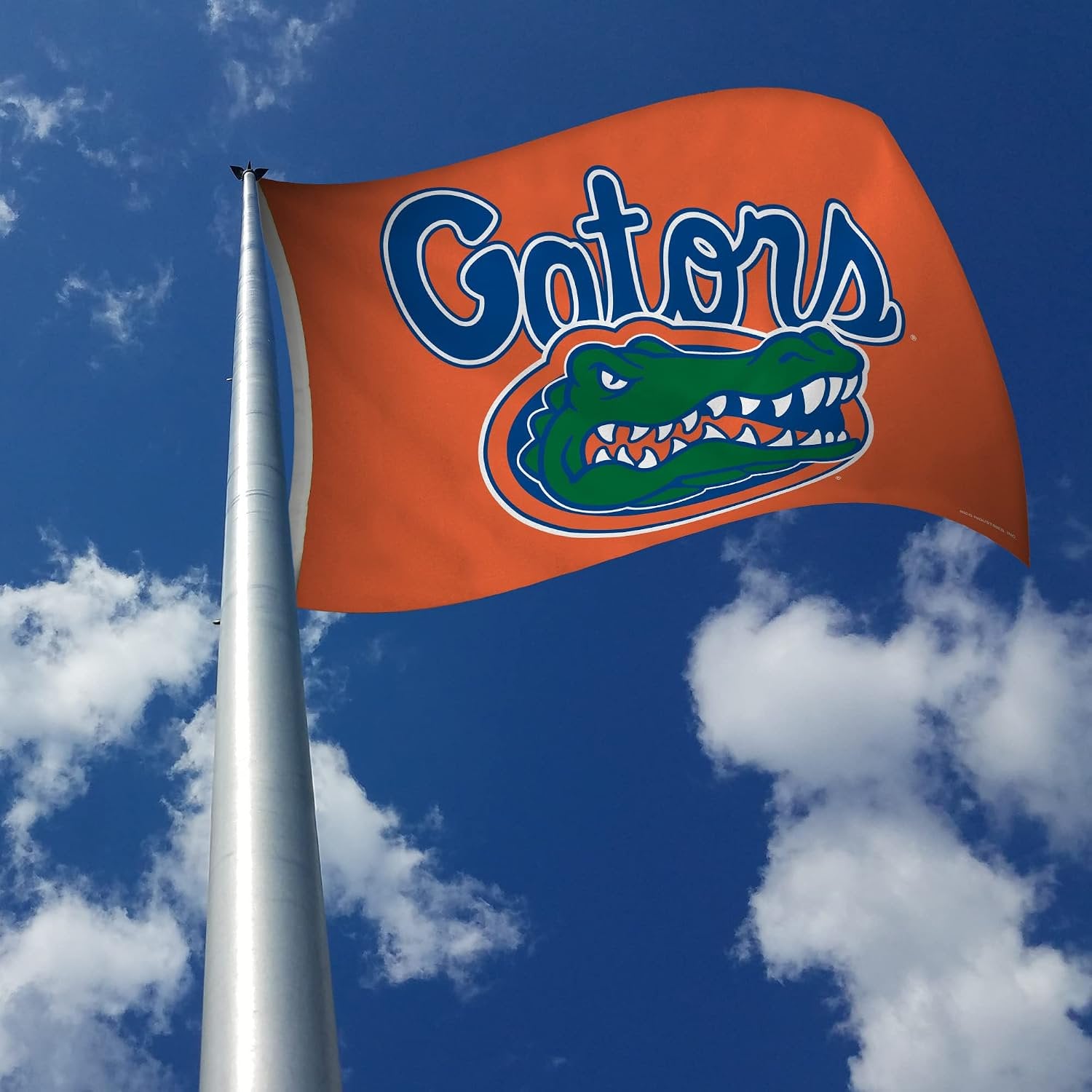 University of Florida Gators Premium 3x5 Feet Flag Banner, Logo Design, Metal Grommets, Outdoor Indoor, Single Sided, Officially Licensed