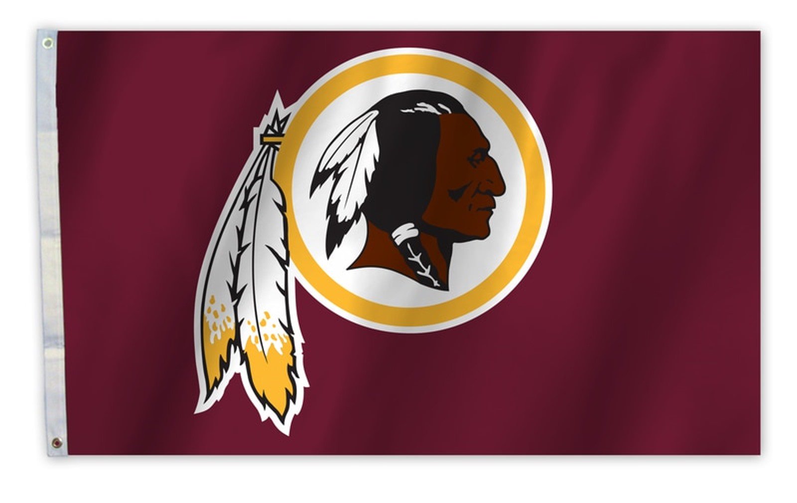 Washington Redskins Premium 3x5 Feet Flag Banner, Commanders Retro Design, Metal Grommets, Outdoor Indoor, Single Sided, Officially Licensed