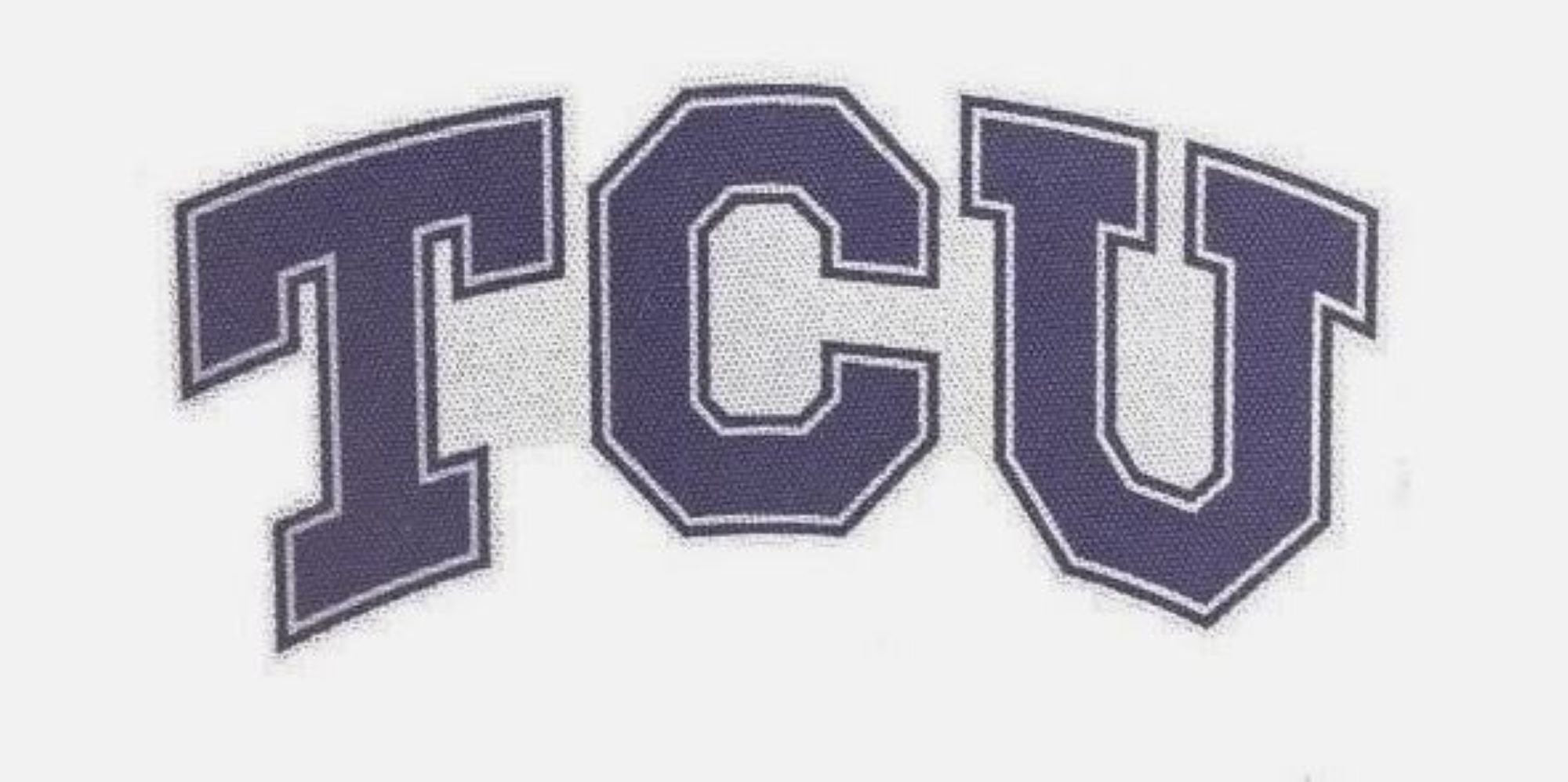 Texas Christian University Horned Frogs Tcu 8 Inch Preforated Window Film Decal Sticker, One-Way Vision Technology, Peel & Stick Application, Officially Licensed