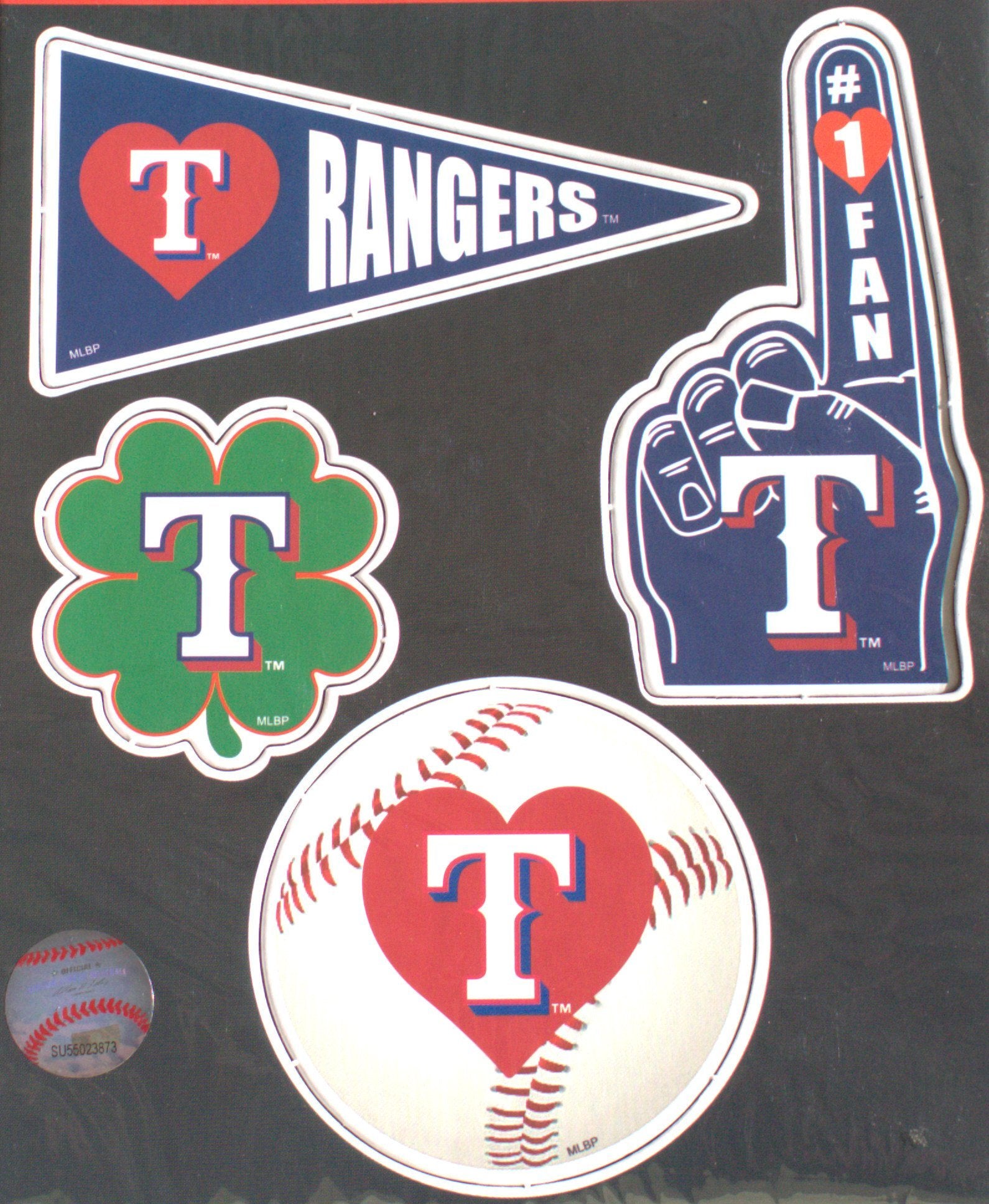 Texas Rangers 4 Piece Team Magnet Set