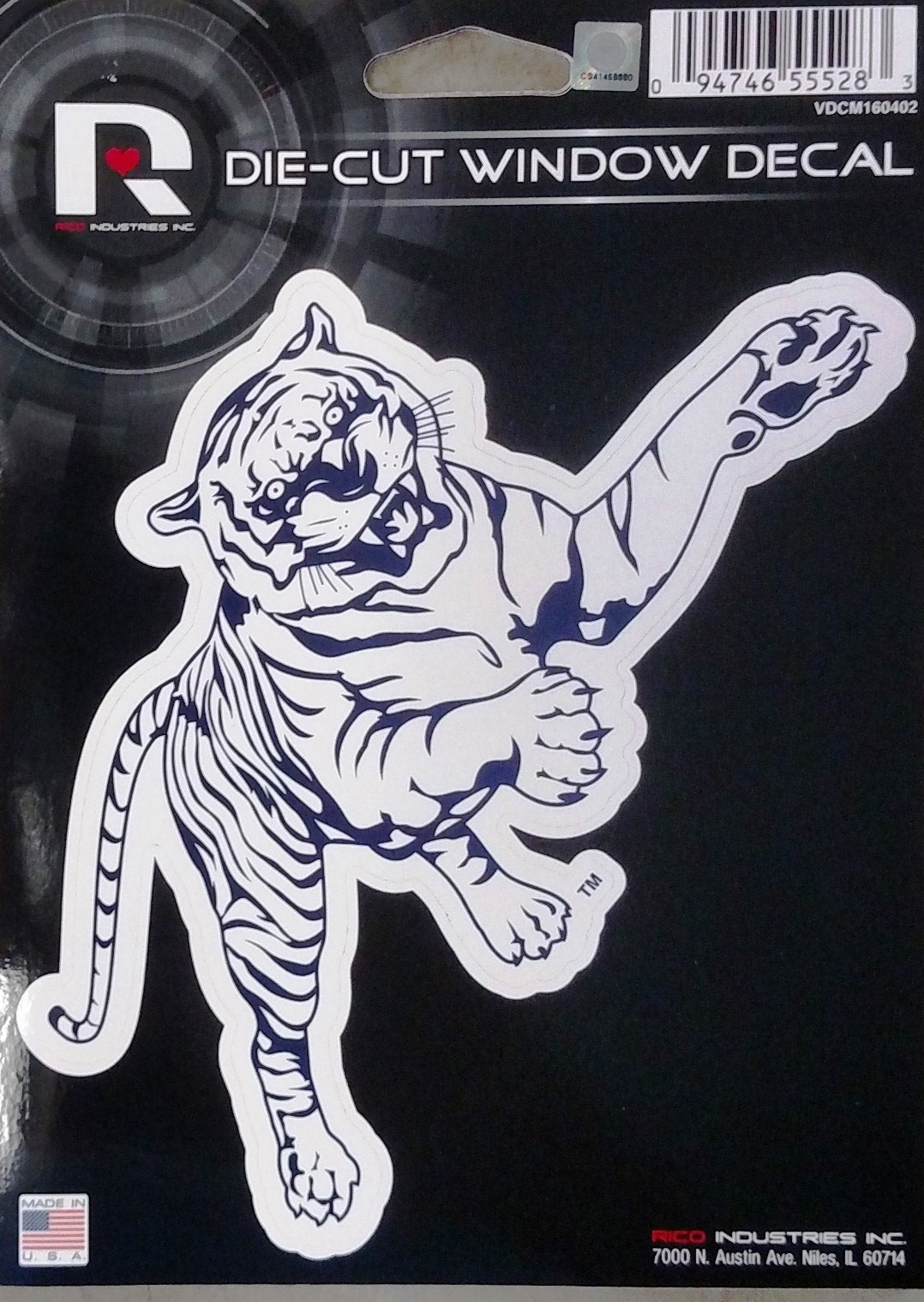 Jackson State University Tigers 5 Inch Vinyl Die Cut Decal Sticker, Mascot Logo, Full Adhesive Backing, Peel & Stick, Officially Licensed