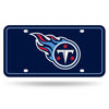 Tennessee Titans Premium Metal Auto Tag License Plate, Primary Design, 6x12 Inch, Pre-Drilled Holes, Officially Licensed